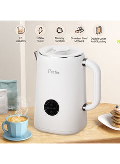 Buy Electric Kettle 1.7L 15000W Water Kettle with 6 Preset Temperature Options for Tea& Coffee Kettle, Stainless Steel Inner, 16H Keep Warm Function, LED Touch Screen Water Heater Boiler for Home Office in Saudi Arabia