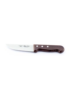 Buy Japanese kitchen knife, wood handle, size 5 in Saudi Arabia