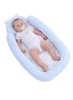 Buy Portable Design Newborn Baby Lounger-Blue in UAE