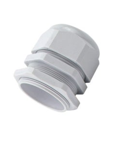 Buy PG Gland White Pack of 5 pcs, Dust Proof Nylon Cable Gland With Locknut Ideal For Junction/connection Boxes Electrical Power, Tele & Data Cables, Instrumentation Control (PG-07) in UAE