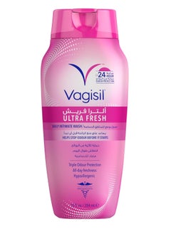 Buy Ultra Fresh Feminine Daily Intimate Wash Triple Odor Protection All Day Freshness Hypoallergenic 354 ml in UAE