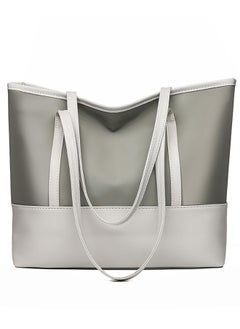 Buy Qiccijoo Women Tote Bags,Stylish Simplicity Shoulder Bags,Handbags with Zipper for Daily Work Travel School Shopping Casual (Grey) in Saudi Arabia