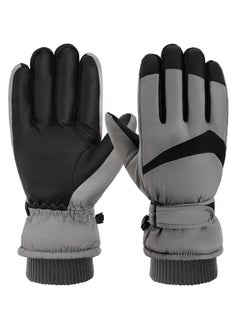 Buy Winter Gloves for Men Women - Wool Fleece Liner Touchscreen Gloves, Thermal Warm Winter Gloves for Cold Weather in UAE