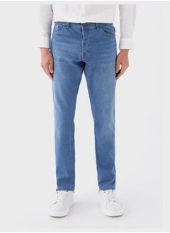 Buy 750 Ligh Wash Slim Fit Jeans in UAE