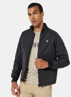 Calvin Klein Jeans Men's Harrington Padded Jacket, Black Olive, L price in  UAE | Amazon UAE | kanbkam