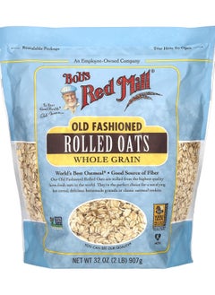 Buy Old Fashioned Rolled Oats Whole Grain 907g in UAE