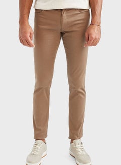 Buy Essential Slim Fit Trousers in UAE