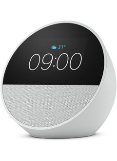 اشتري Echo Spot Smart alarm clock with vibrant sound 2024 release Smart Speaker with Arabic Language في الامارات