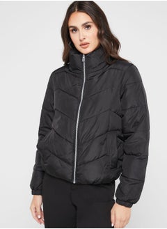 اشتري Zip Through Puffer Jacket في الامارات