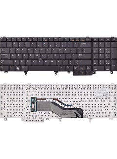 Buy Replacement Keyboard Compatible with Dell Latitude E5520 E5520m E5530 E6520 E6530 E6540 Precision M4600 M4700 M4800 M6600 M6700 Laptop US Layout in UAE
