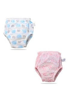 Buy Boys Girls Potty Training Pants Thickened Absorbent Potty Training Pants Underwear (2-Pack) in Saudi Arabia