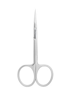 Buy Stainless Steel Point Cuticle Scissor curved cuticle nail scissor for manicure pedicure for professional finger toe nail care in UAE