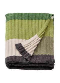 Buy Throw, Grey/Green, 130X170 Cm in Saudi Arabia