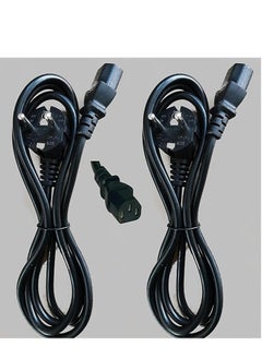 اشتري Power Cables for PC Computer and Monitor 1.8M في مصر