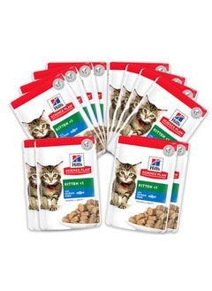 Buy Tender Chunks In Gravy Kitten With Ocean Fish - 12x85g in UAE