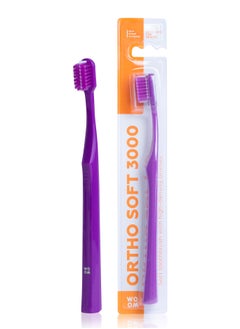 Buy WOOM Toothbrush ORTHO Soft  3000 for Cleaning Braces, Implants, Bridges in UAE