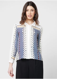 اشتري Printed Button Down Shirt في الامارات