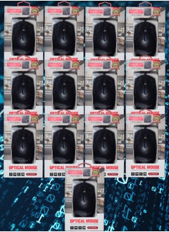 اشتري 13 Pieces SmarTLink Optical Mice The Wired Professional Cool Mouse SL7006MS في السعودية