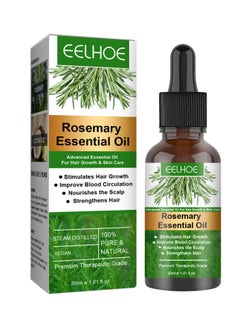Buy 30ml Rosemary Hair Growth Essential Oil Prevent Hair Loss Nourish Scalp Strengthen Hair in Saudi Arabia