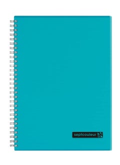 اشتري 80-Sheet Septcouleur Notebook A6 Size Light Blue في الامارات