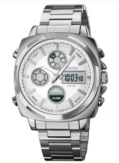 اشتري SKMEI 1673 Analog Digital Combination Stainless Steel Bracelet Men’s Watch في الامارات