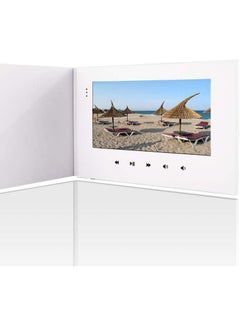 Buy LCD Digital Video Screen Greeting Card Photo Frame 7inch White in UAE