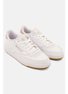 اشتري Women Club C 85 Lace Up Tennis Shoes, White Combo في السعودية