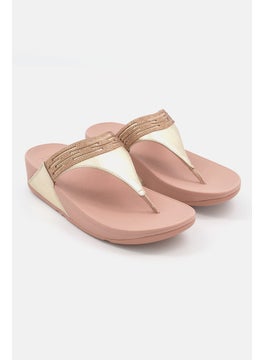 Buy Women Slip On Toe Post Sandals, Pink in Saudi Arabia