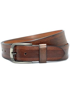 Buy Classic Milano Genuine Leather Belt Men Casual Belt for men Mens belt 40MM 14903 (Tan) by Milano Leather in UAE
