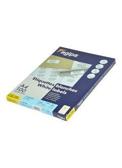 Buy Agipa 100-Sheet Multipurpose Label White - APLA101127 in UAE