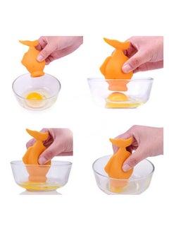 Buy Silicone Fish Shaped Egg Yolk and White Separator Kitchen Tool in UAE
