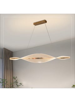 Buy Modern LED Chandelier 6572 – 3 Lighting Modes and Adjustable Height | 87W Energy-Efficient Ceiling Pendant Light for Living Room, Dining Room, Office in Saudi Arabia