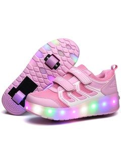 Buy Kids Roller Shoes Boy Girl Sneakers with Wheels Become Sport Sneaker with Led for Birthday Children Show Gift in Saudi Arabia