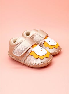 Buy Baby Leather Shoes-Champagne in Saudi Arabia