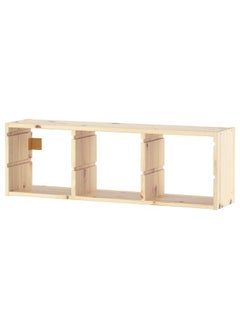 اشتري Wall Storage Light White Stained Pine 93X30 Cm في السعودية