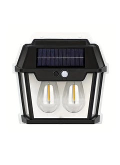 اشتري Outdoor Solar Wall Light IP65 Waterproof Security Light Solar Wall Lantern With 3 Modes Led Solar Porch Light Outdoor Deck Fence Lighting Outdoor Solar Light For Garden Patio Yard And Home Decor في الامارات