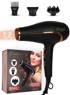 Buy Professional Ionic Hair Dryer 2500 Watts with Powerful Ac Motor - Ultimate Fast Hair Drying in UAE