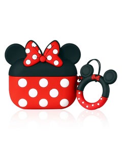 اشتري Cute Case for AirPod 3 Soft Silicone Cover (Point Minnie) في الامارات