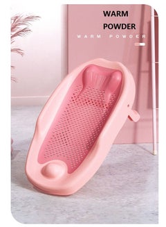 اشتري قابل للتعديل حوض الاستحمام الطفل دش الرف الوردي في السعودية