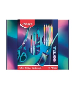 اشتري Maped Gift Set 11-Piece Nightfall Design Stationery في الامارات