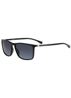 Buy Men Rectangular Sunglasses BOSS 0665/S/IT  BLACK 57 in UAE