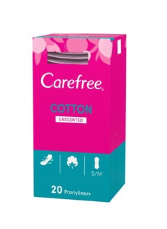 اشتري CAREFREE COTTON FEEL NOR PERFUME FREE PANTYLINERS 20'S في الامارات