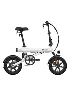 Buy Baicycle Electric Bike S3 Pro,14 Inch Folding Ebike,Power Assisted Bike,with 36V 7.8Ah Battery,Max 25Km/h,400W Brushless Motor,Electric Bicycle for Leisure & Commuting White in UAE