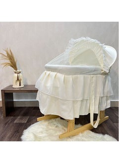 Buy Moses basket baby cradle with rocking stand in UAE