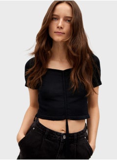 Buy Rudged Crop Top in Saudi Arabia