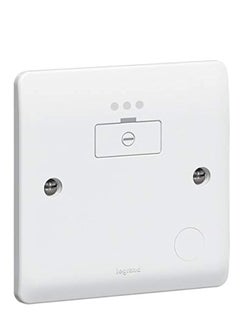 اشتري Legrand Synergy White Fused Connection Unit 13A 250V UnSwitched With Cord Outlet & power indicator 730033 في الامارات