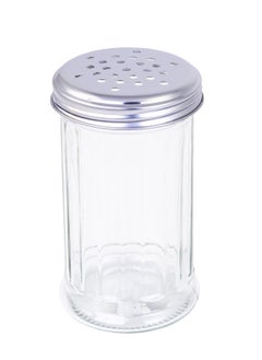 اشتري Multipurpose Glass Dispenser Shaker with Metal Lid - 320ml في الامارات