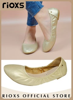 Buy Women's Belice Ballet Flat Ultra Soft Round Toe Slip on Comfortable Flat Shoes Walking Ballerina Shoes in Saudi Arabia