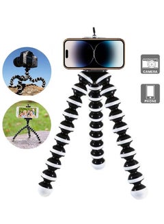 اشتري Tripod Phone Camera Octopus Flexible Tripod Adjustable Selfie Stick Stand Holder for Phone DSLR Camera في الامارات