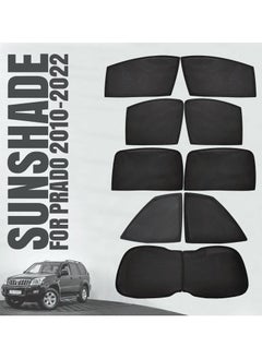 Buy PRADO 2010 2022 High Quality Car Sunshade All Side Sunshade UV and Heat Protection Front Back Sides Sun Shades in Saudi Arabia